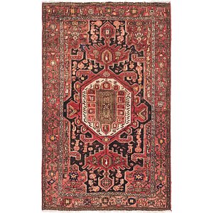 Unique Loom 4' x 6' 6 Hamedan Persian Rug