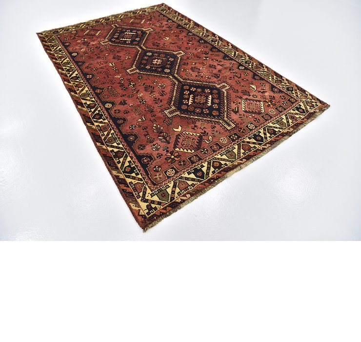 5' 7 x 8' 3 Ghashghaei Persian Rug