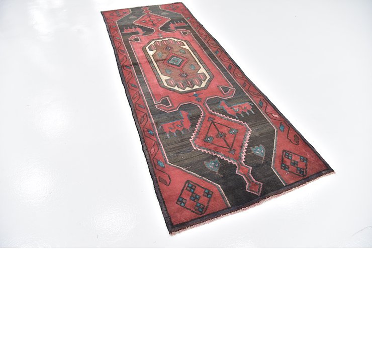 3' 6 x 9' 8 Zanjan Persian Runner Rug