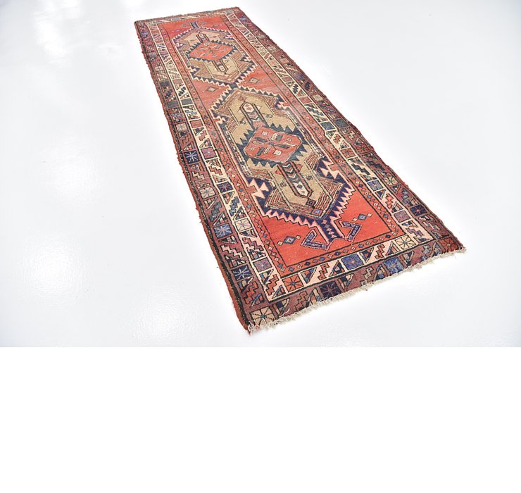 3' 4 x 9' 6 Meshkin Persian Runner ...