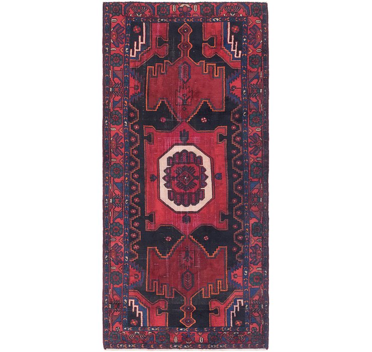 4' 9 x 10' 4 Zanjan Persian Runner Rug