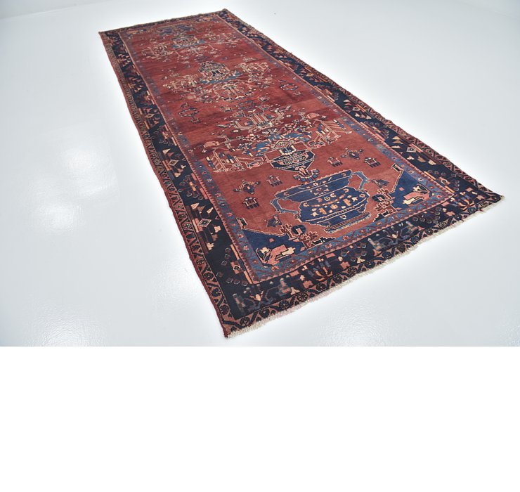 5' 2 x 13' 2 Hamedan Persian Runner ...