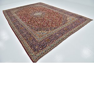 9' 8 x 13' 7 Kashan Persian Rug