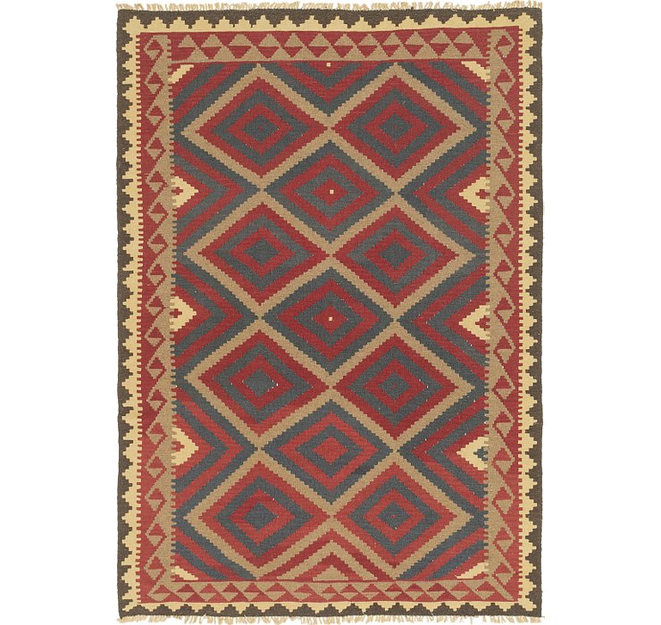 6' x 8' 5 Kilim Maymana Rug