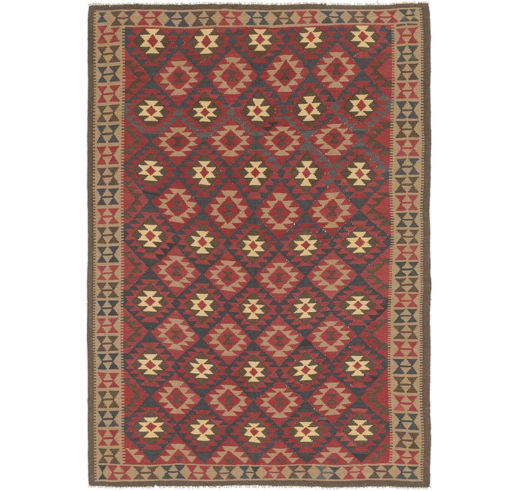 7' x 9' 9 Kilim Maymana Rug