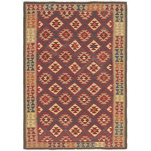6' 9 x 9' 9 Kilim Maymana Rug