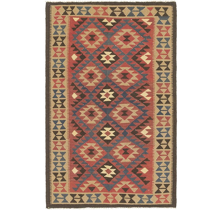 4' 10 x 8' Kilim Maymana Rug