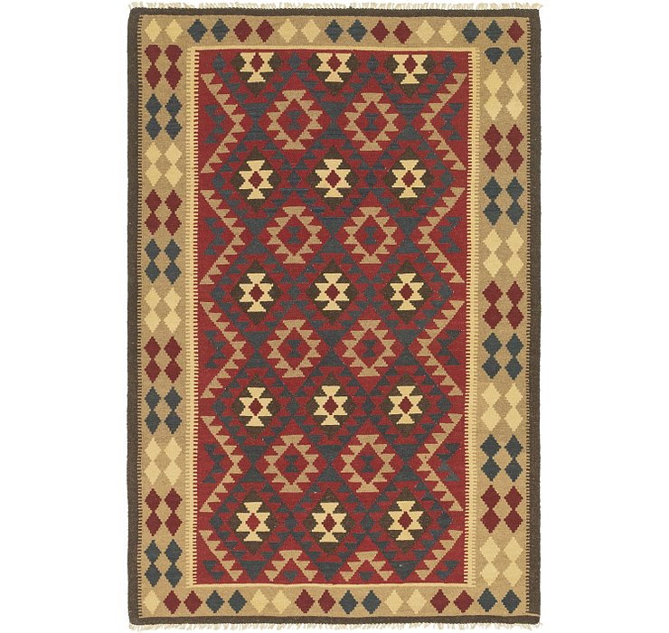 5' 5 x 8' Kilim Maymana Rug