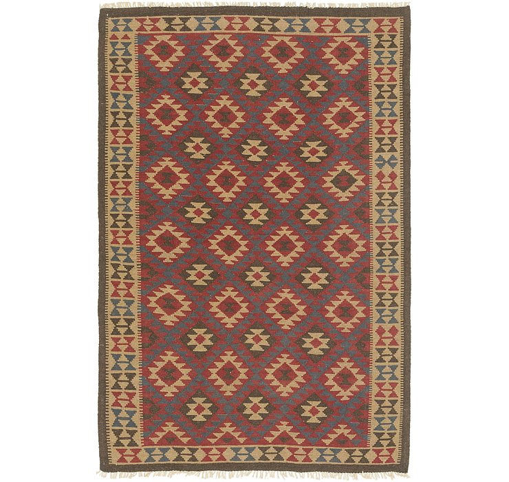 5' 4 x 8' Kilim Maymana Rug