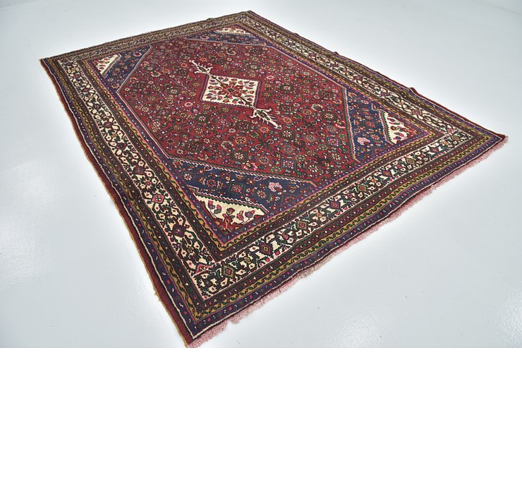 7' x 9' 8 Hamedan Persian Rug