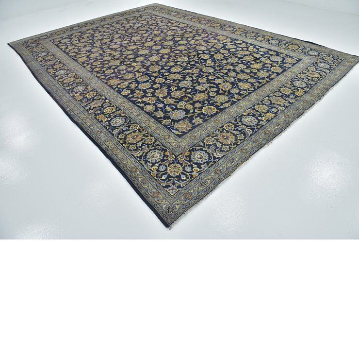 10' x 13' 9 Kashan Persian Rug