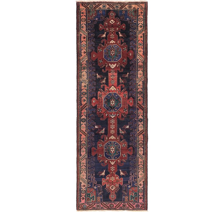 3' 6 x 10' 2 Zanjan Persian Runner Rug