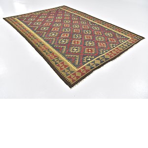 7' x 10' Kilim Maymana Rug
