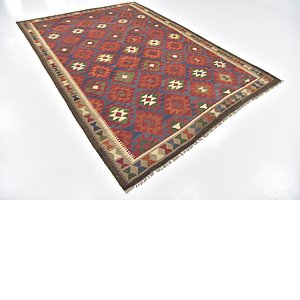 6' 8 x 9' 6 Kilim Maymana Rug