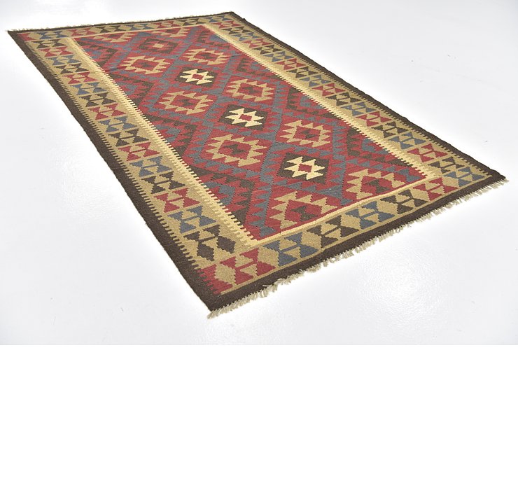 5' 3 x 8' Kilim Maymana Rug