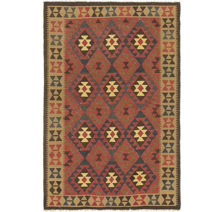 5' 2 x 7' 10 Kilim Maymana Rug