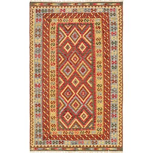Unique Loom 5' 6 x 8' 10 Kilim Maymana Rug