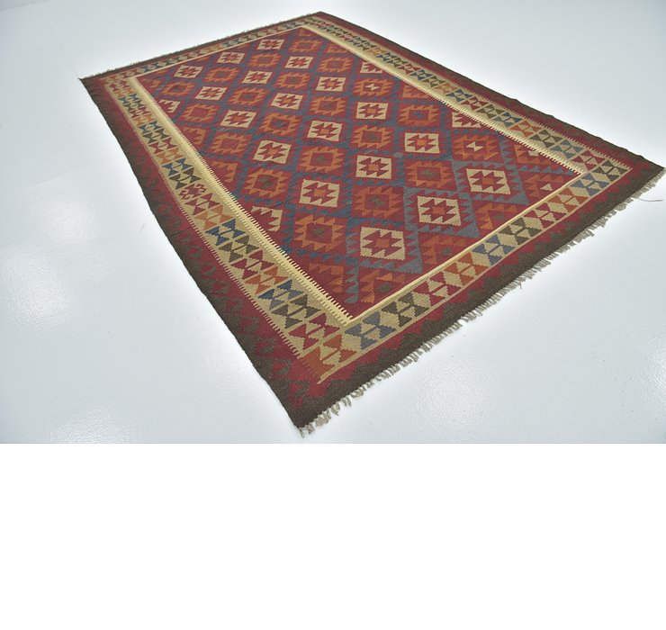 6' 9 x 9' 9 Kilim Maymana Rug