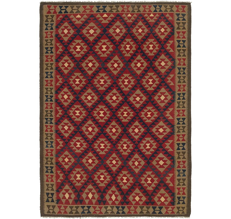 7' x 10' Kilim Maymana Rug