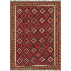 7' x 9' 8 Kilim Maymana Rug