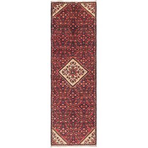 HandKnotted 2' 10 x 9' 4 Hossainabad Persian Run...