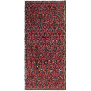 HandKnotted 3' 8 x 8' 3 Hamedan Persian Runner ...