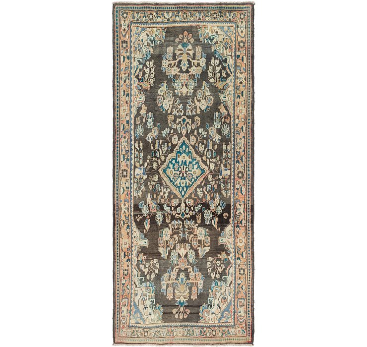 4' 4 x 9' 10 Hamedan Persian Runner ...