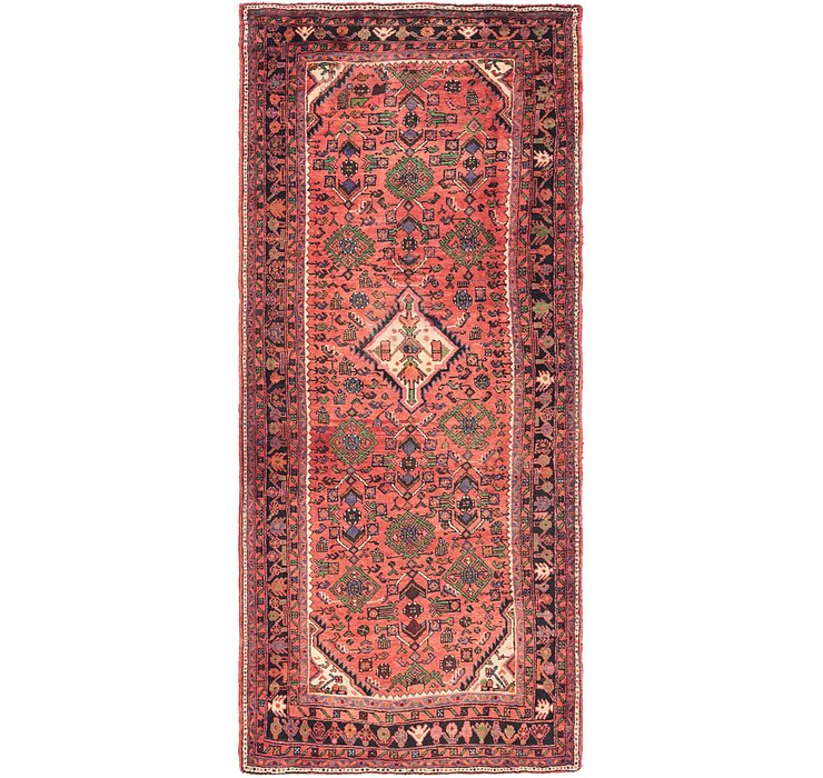 4' 8 x 11' 3 Hamedan Persian Runner ...