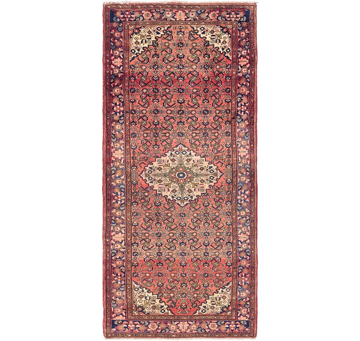 4' 10 x 11' Hossainabad Persian Run...
