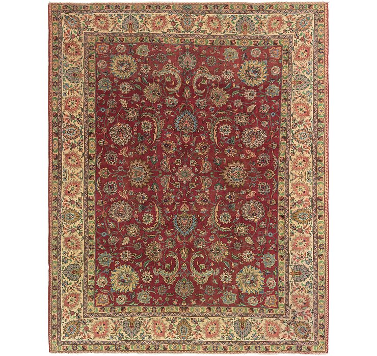 9' 9 x 12' 3 Tabriz Persian Rug