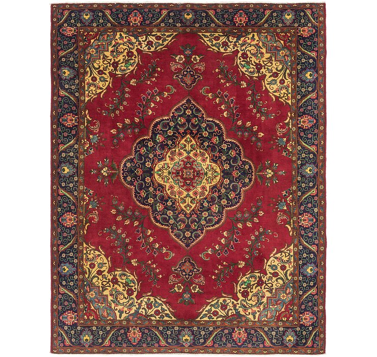 9' 10 x 12' 8 Tabriz Persian Rug