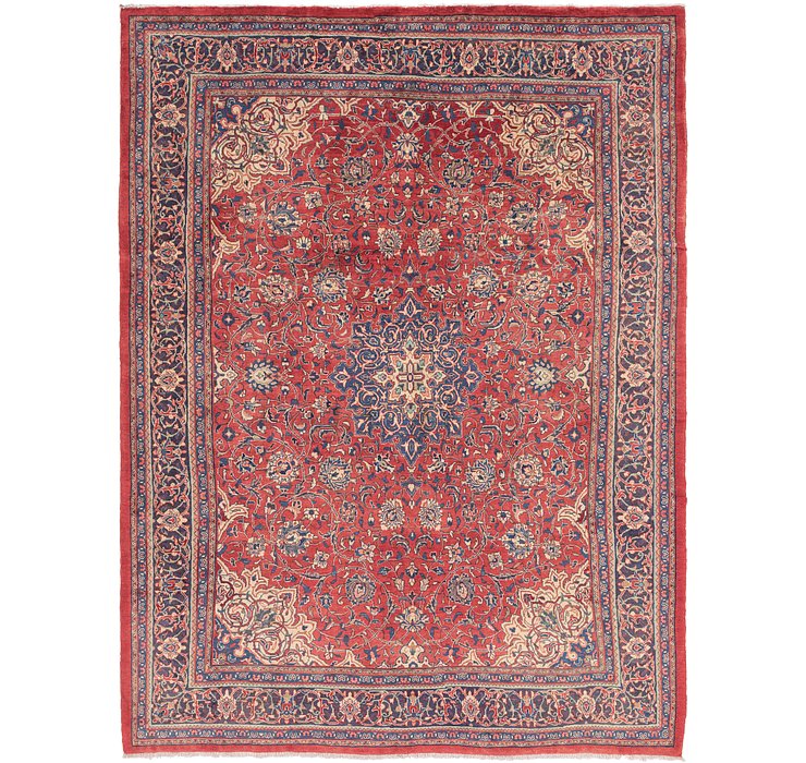 9' 7 x 13' 2 Sarough Persian Rug