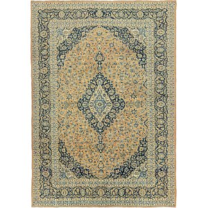 9' 5 x 13' 4 Kashan Persian Rug