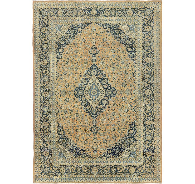 9' 5 x 13' 4 Kashan Persian Rug