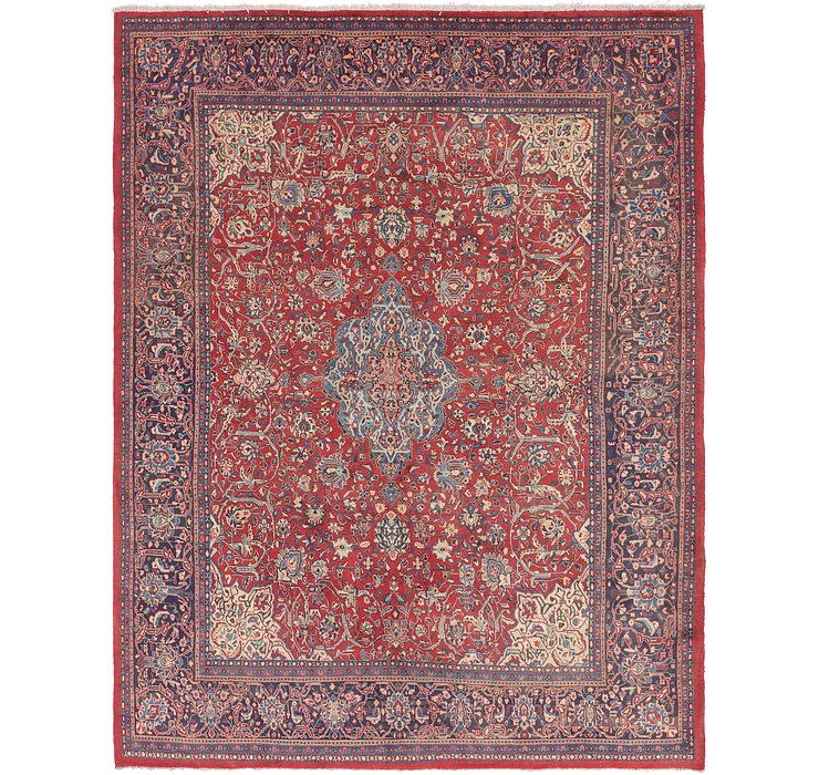 10' 7 x 13' 10 Sarough Persian Rug