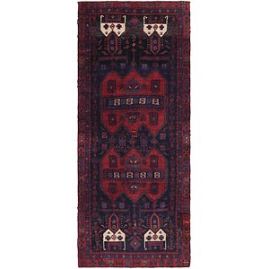 4' 4 x 10' 7 Sirjan Persian Runner Rug