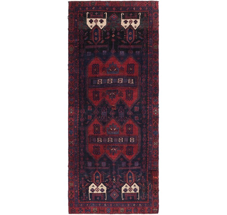 4' 4 x 10' 7 Sirjan Persian Runner Rug