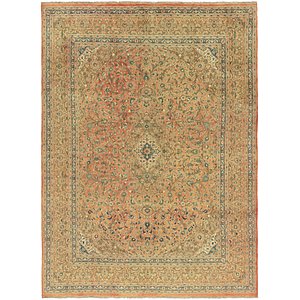 9' 8 x 13' Kashan Persian Rug