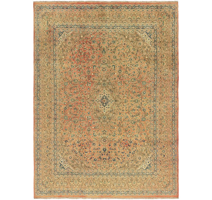 9' 8 x 13' Kashan Persian Rug