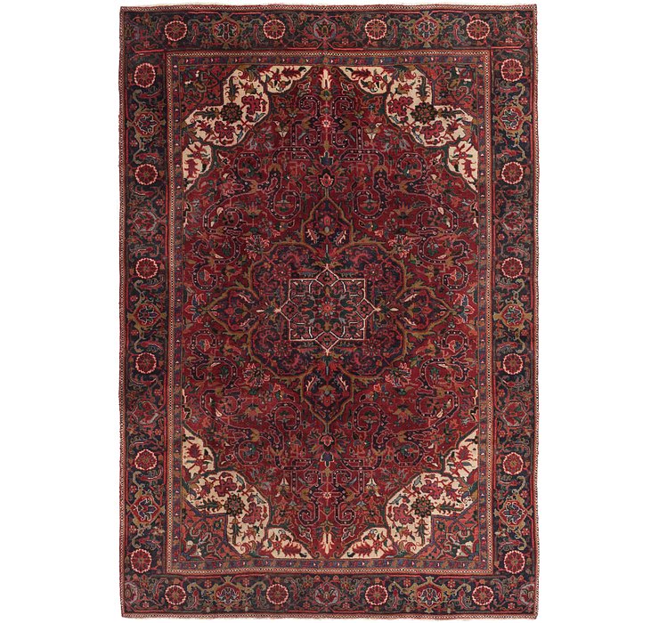 7' 5 x 10' 8 Heriz Persian Rug