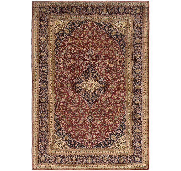 9' 10 x 14' 2 Kashan Persian Rug
