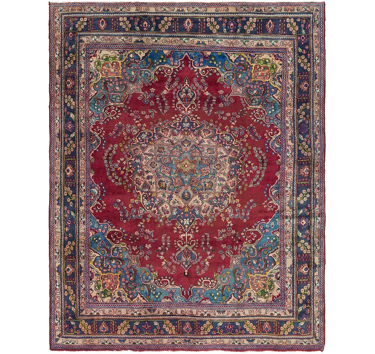 9' 8 x 12' 6 Mashad Persian Rug