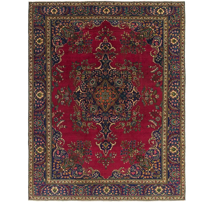 9' 9 x 12' 8 Tabriz Persian Rug