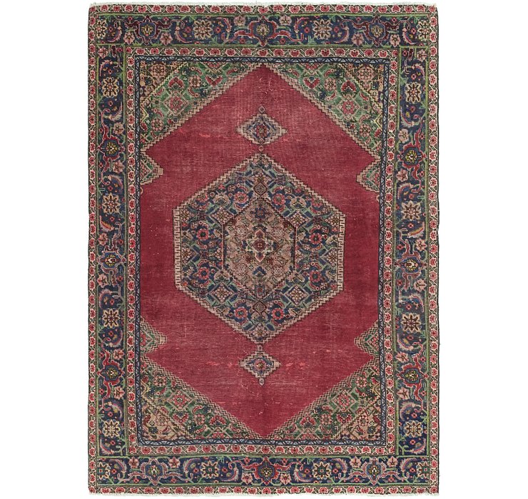 6' 3 x 9' Tabriz Persian Rug
