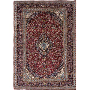10' x 14' 4 Kashan Persian Rug