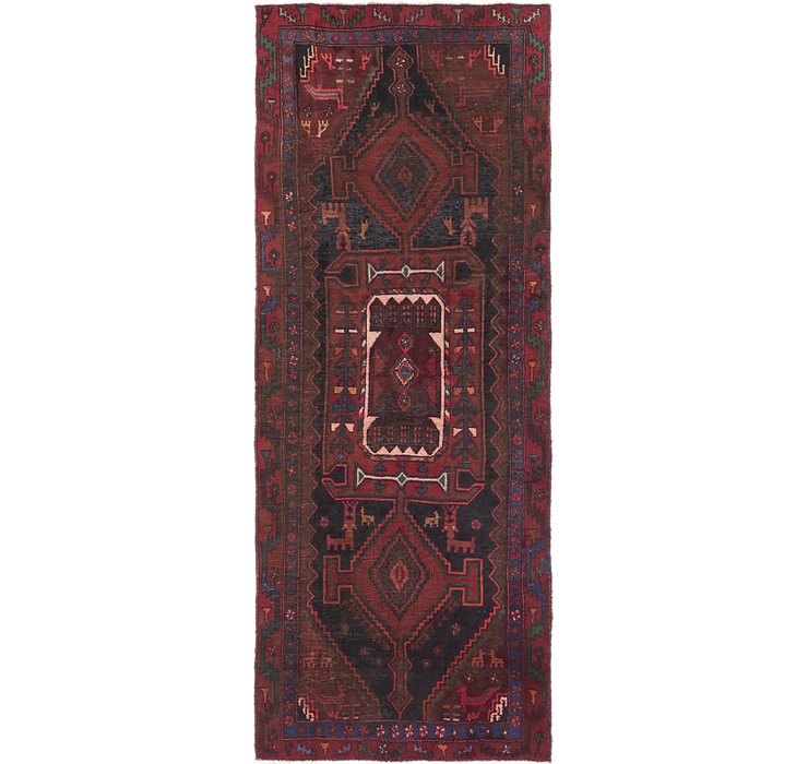 3' 9 x 9' 7 Sirjan Persian Runner Rug