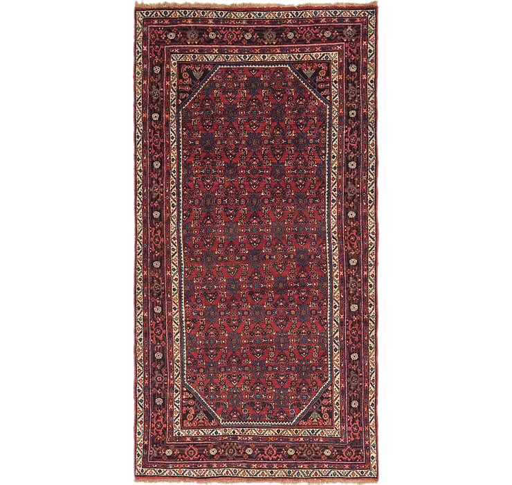 5' x 9' 8 Hossainabad Persian Run...