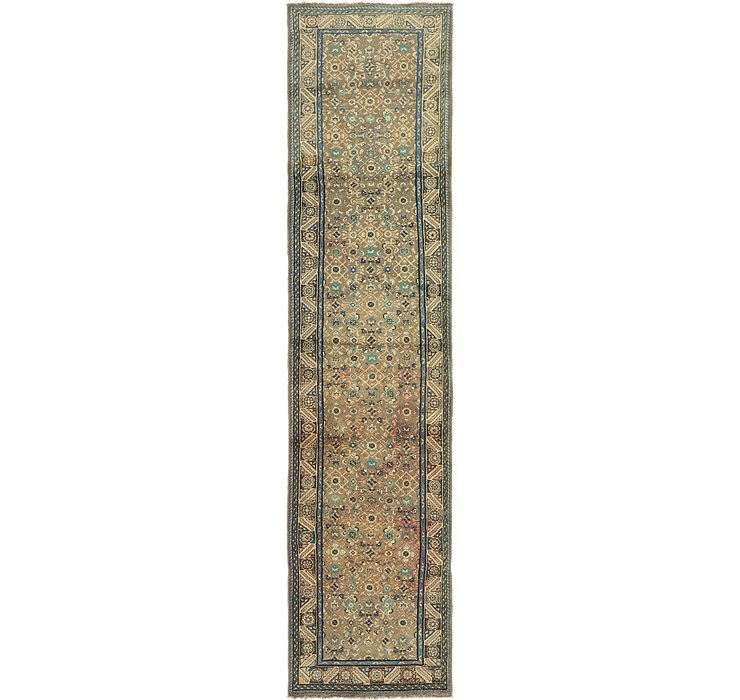 3' 5 x 13' 8 Hossainabad Persian Run...