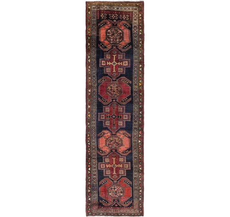 3' 7 x 13' 6 Gholtogh Persian Runner...