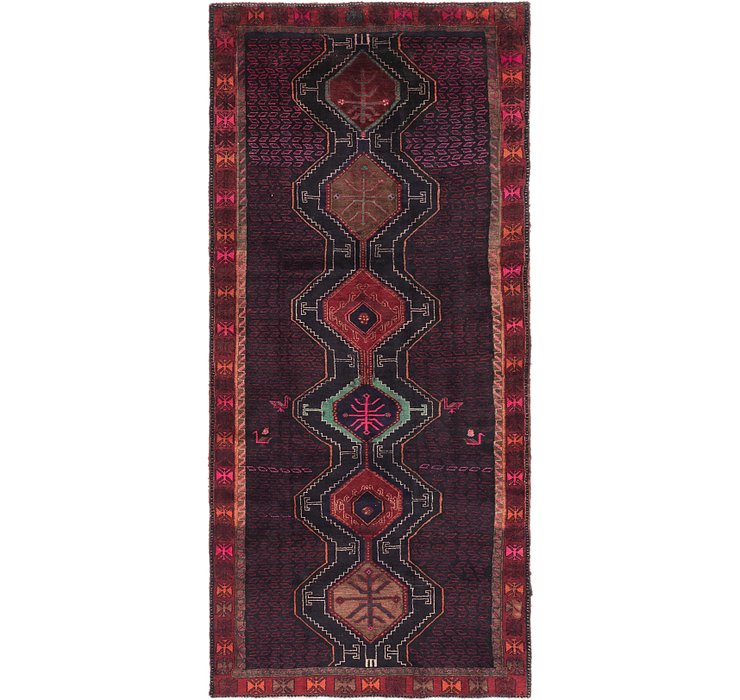 4' 6 x 9' 7 Koliaei Persian Runner ...
